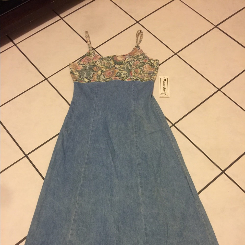 Jean dress.